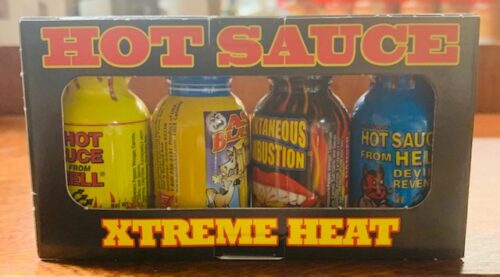 Hot Sauce Sampler 4 Pack Xtreme Heat