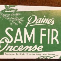 Balsam Fir Incense Box
